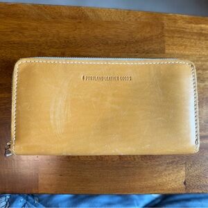 Portland Leather Sunflower Accordion Wallet